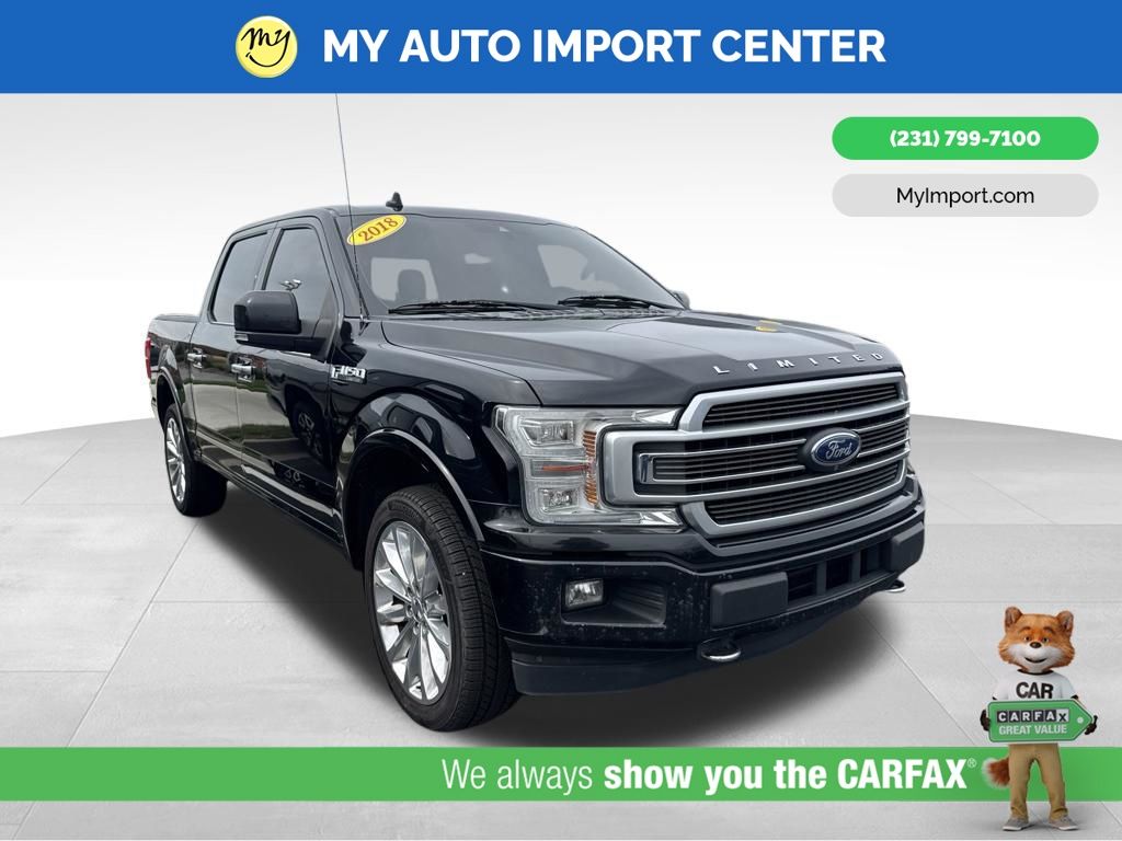 Shadow Black 2018 Ford F-150 Pickup Truck Four-Wheel Drive Automatic