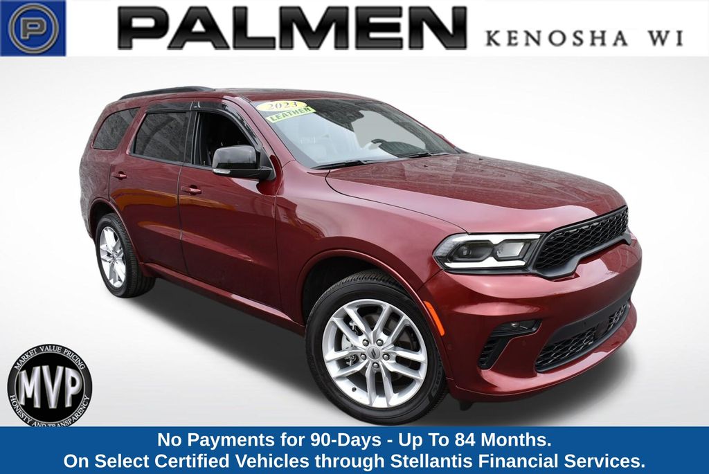 Octane Red Pearlcoat 2023 Dodge Durango GT AWD SUV / Crossover All-Wheel Drive 8-Speed Automatic