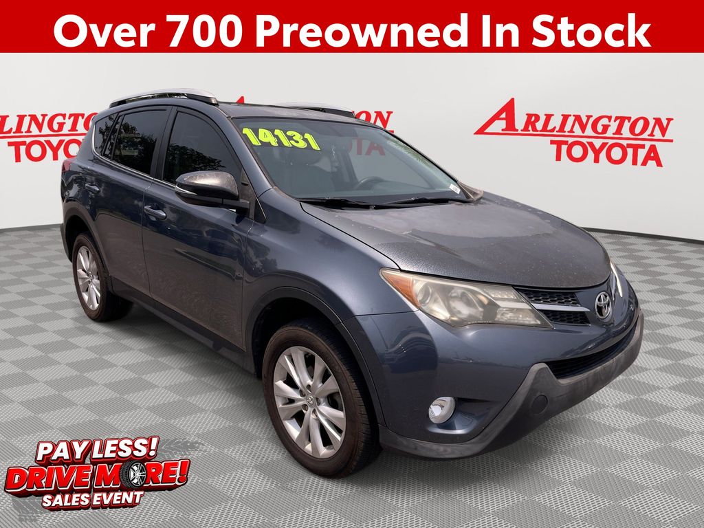 Shoreline Blue Metallic 2014 Toyota RAV4 SUV / Crossover Front-Wheel Drive 6-Speed Automatic