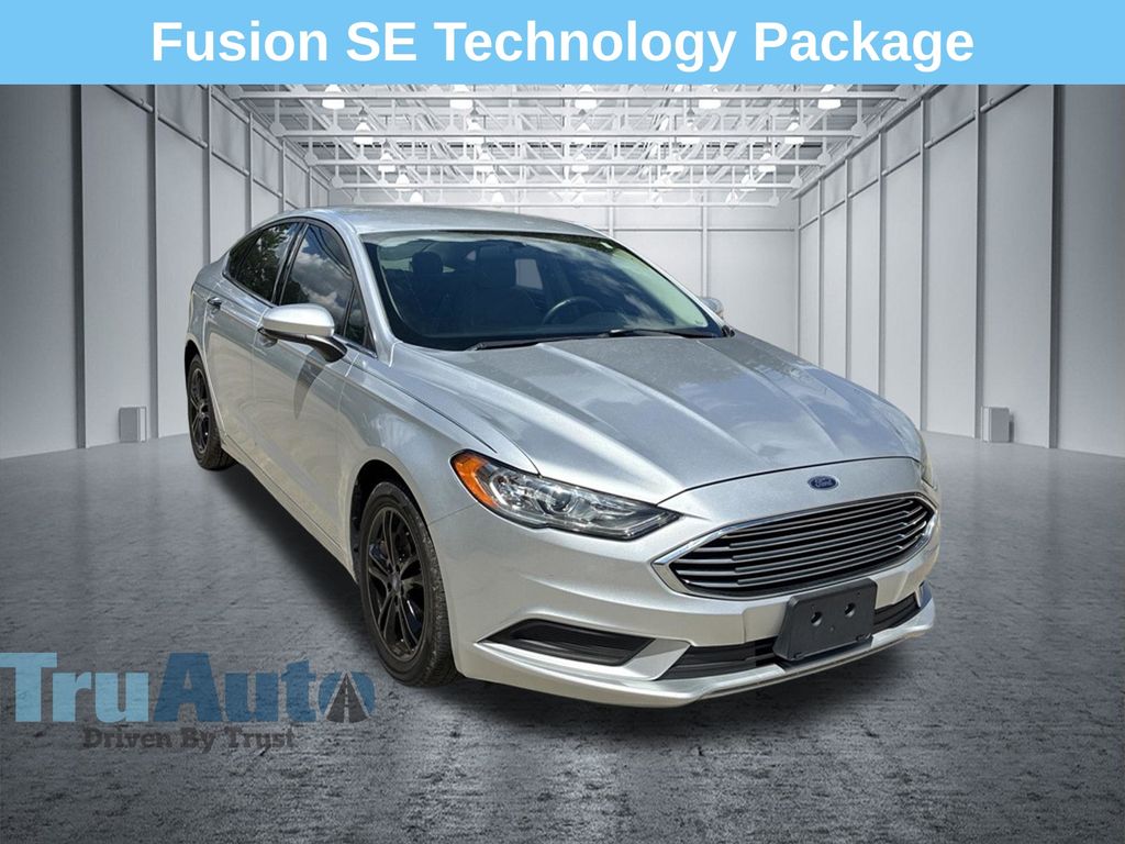 Ingot Silver 2018 Ford Fusion Sedan Front-Wheel Drive 6-Speed Automatic