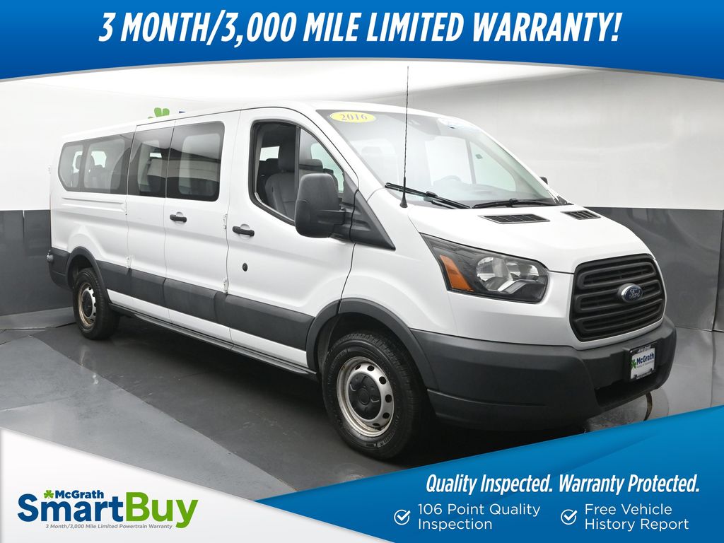 Oxford White 2016 Ford Transit Passenger Van Rear-Wheel Drive 6-Speed Automatic Overdrive