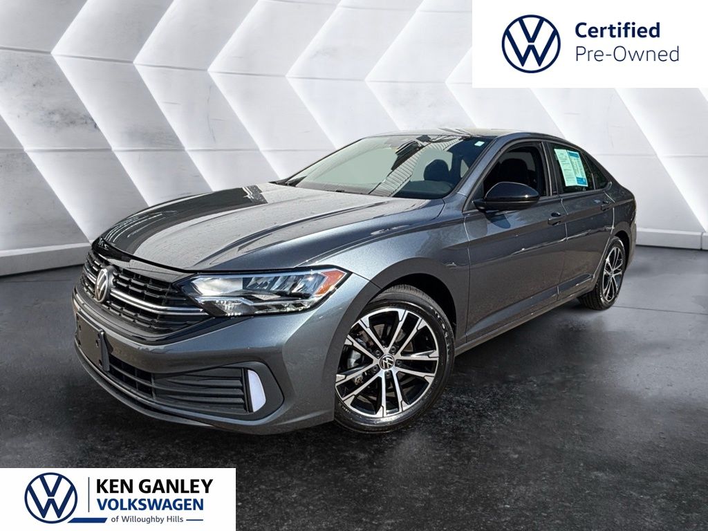 Gray 2023 Volkswagen Jetta Sedan Front-Wheel Drive 8-Speed Automatic