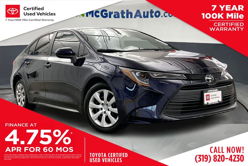 Blueprint 2025 Toyota Corolla LE FWD Sedan Front-Wheel Drive Continuously Variable Transmission