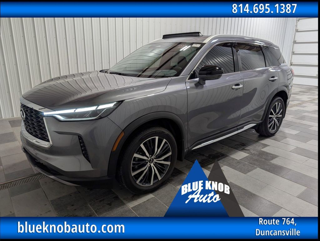 Gray (Graphite Shadow) 2025 INFINITI QX60 SUV / Crossover All-Wheel Drive 9-Speed Automatic