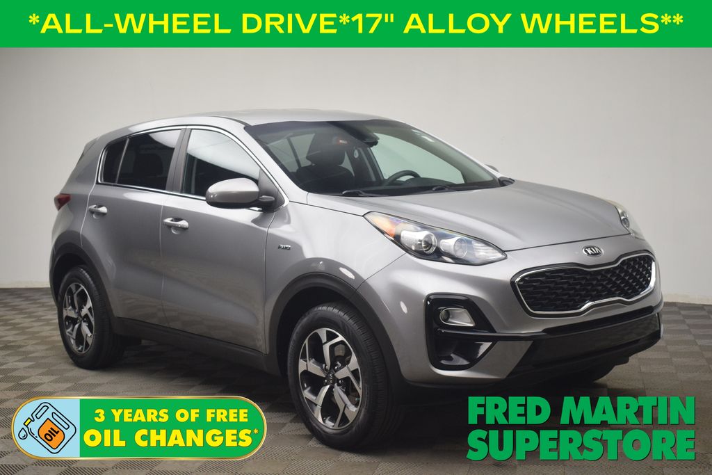 used 2021 Kia Sportage car, priced at $15,500