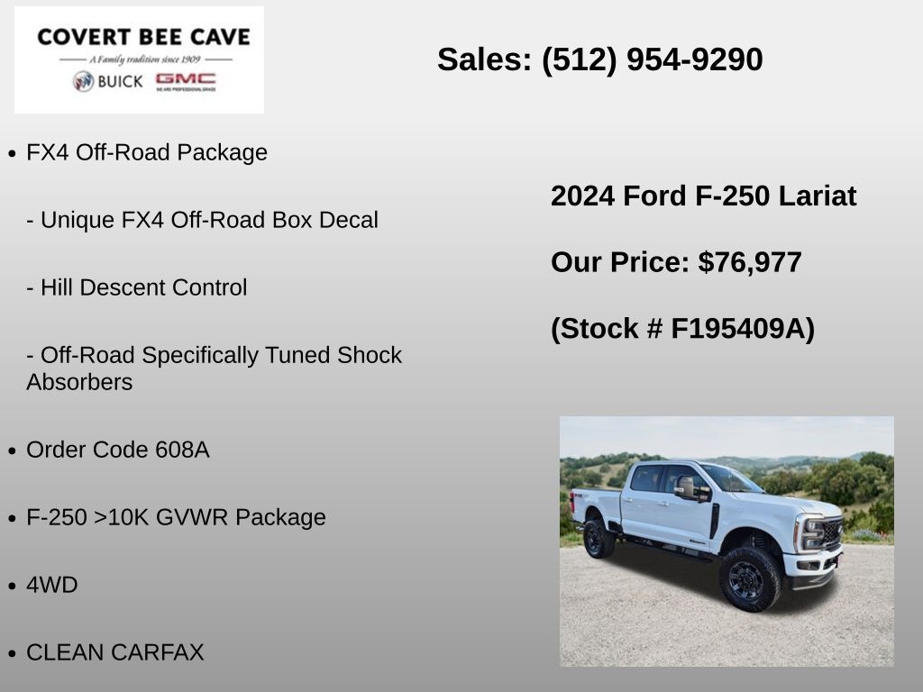 Used Car 2024 Ford F-250sd  Lariat For Sale Under $80,000 In Austin, Texas