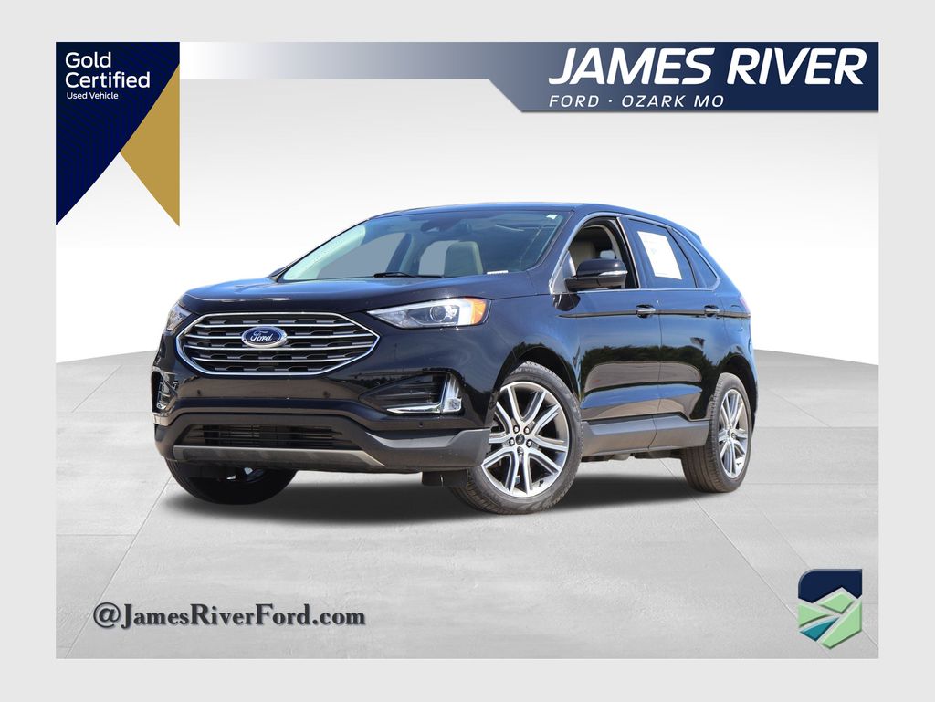 Black Metallic 2024 Ford Edge SUV / Crossover All-Wheel Drive 8-Speed Automatic
