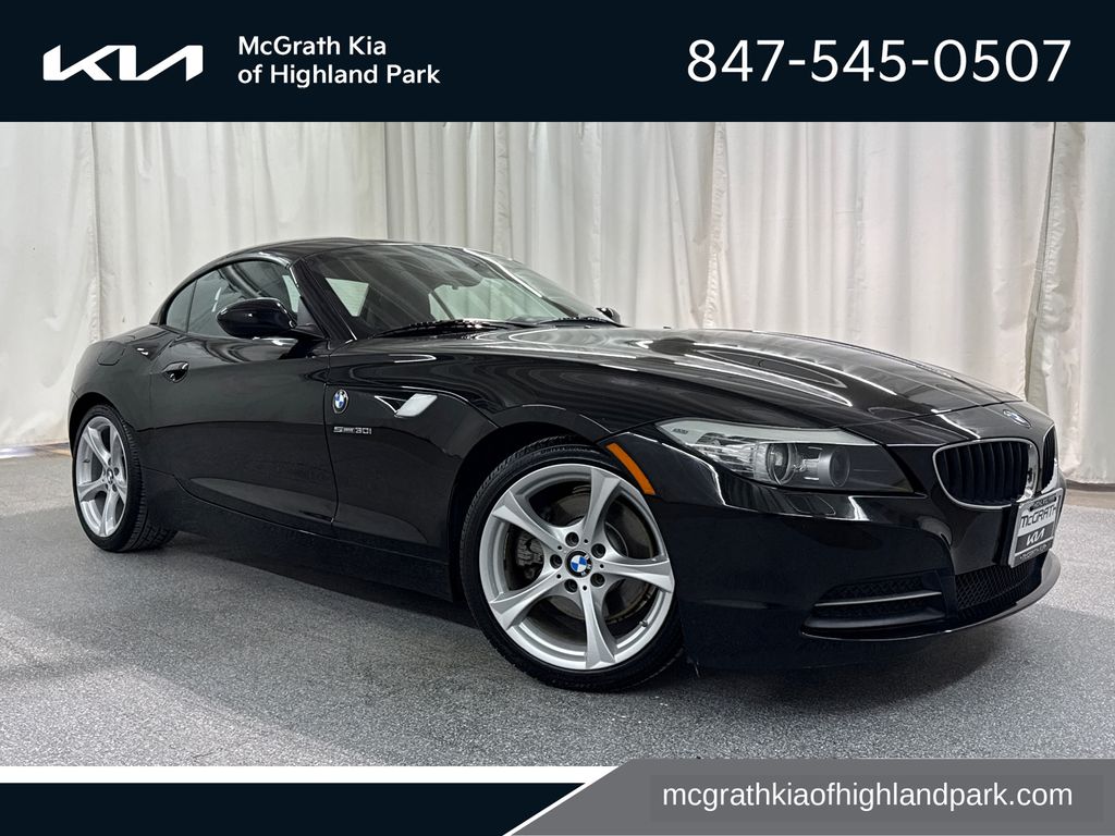 Jet Black 2011 BMW Z4 Convertible Rear-Wheel Drive 6-Speed Automatic