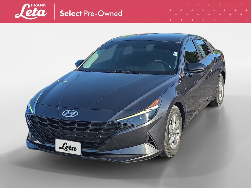 Portofino Gray 2022 Hyundai Elantra SE FWD Sedan Front-Wheel Drive Continuously Variable Transmission