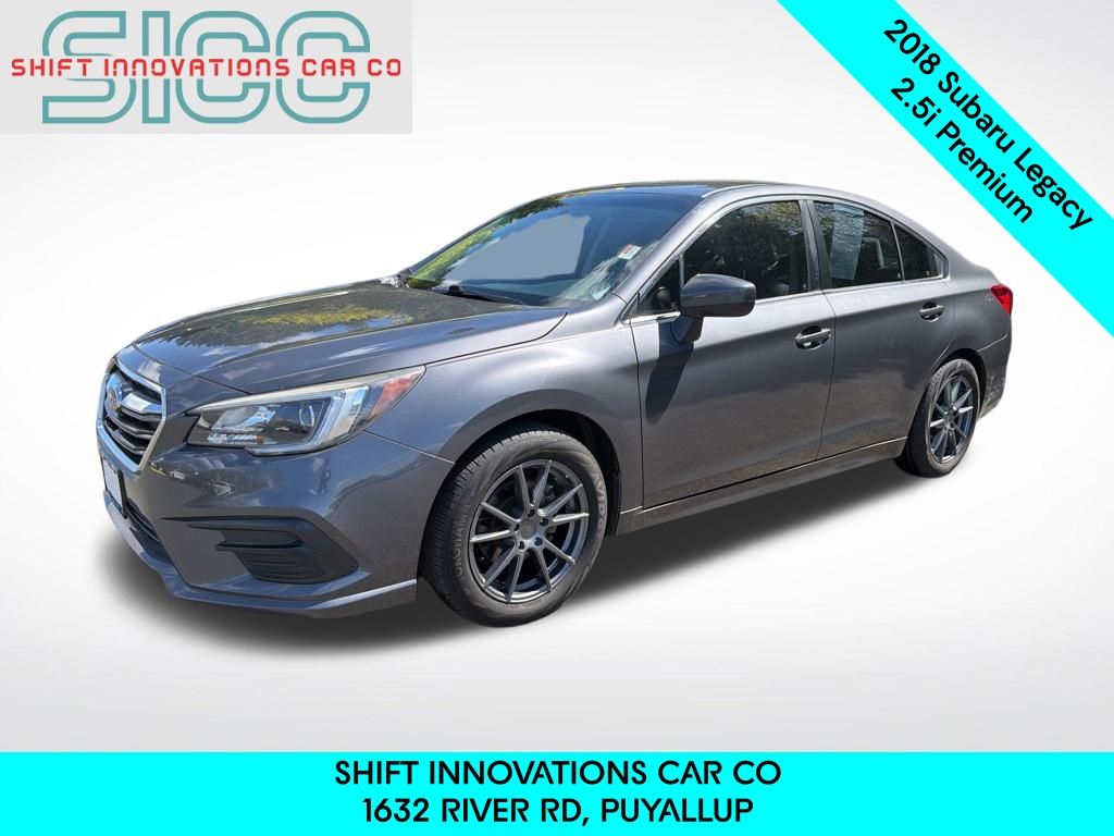 Gray Metallic 2018 Subaru Legacy 2.5i Premium AWD Sedan All-Wheel Drive 6-Speed CVT