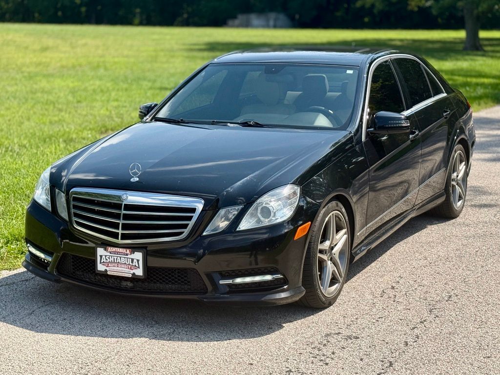 Black 2013 Mercedes-Benz E-Class Sedan  7-Speed Automatic