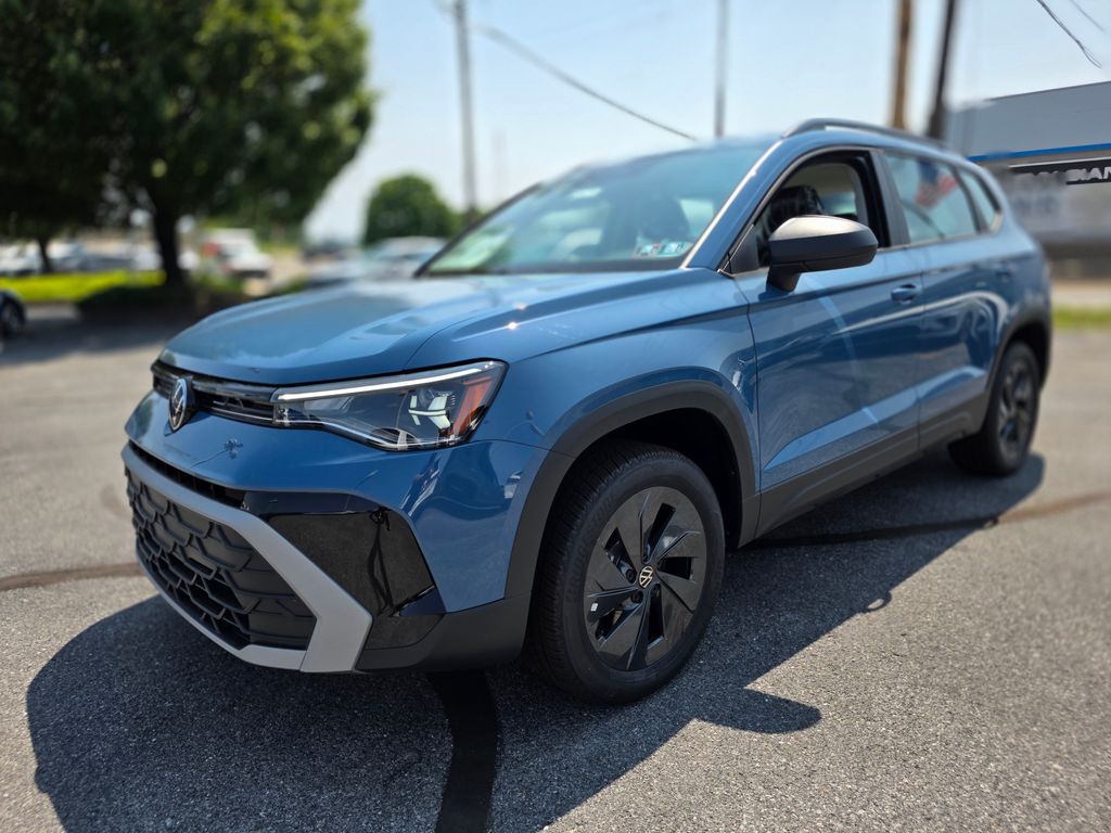 2026 Volkswagen Taos 1.5T S Blue at Subaru and VW of Moon Township
