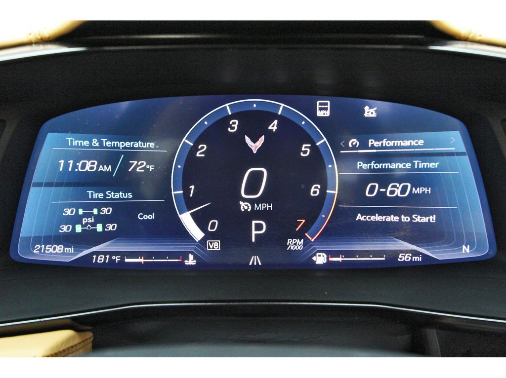 2021 Chevrolet Corvette Stingray White at Classic Chevrolet Galveston