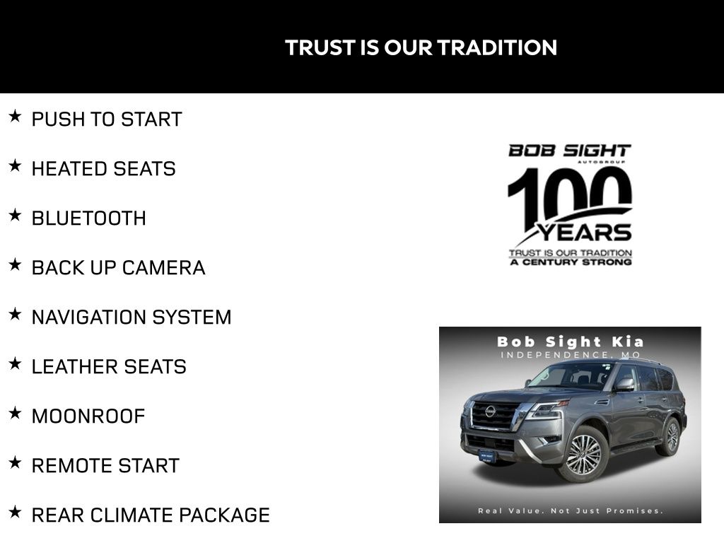 Used 2024 Nissan Armada SL with VIN JN8AY2BD9R9706583 for sale in Kansas City