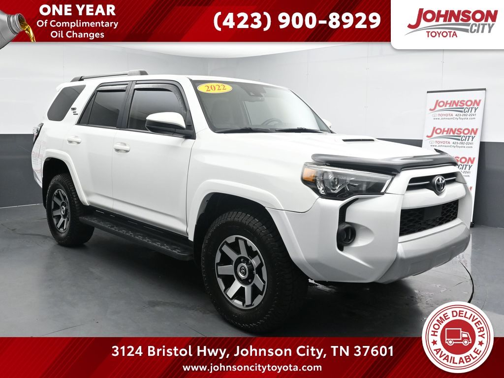 White 2022 Toyota 4Runner TRD Off-Road 4WD SUV / Crossover Four-Wheel Drive 5-Speed Automatic