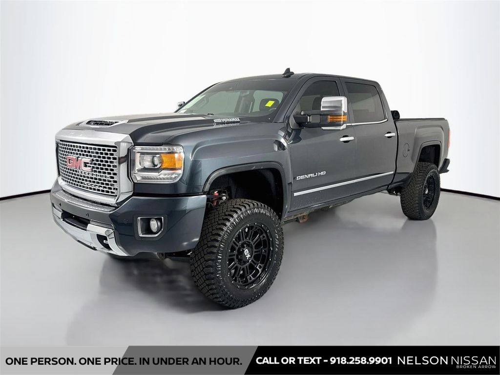 Dark Slate Metallic 2017 GMC Sierra 2500HD Pickup Truck Four-Wheel Drive 6-Speed Automatic