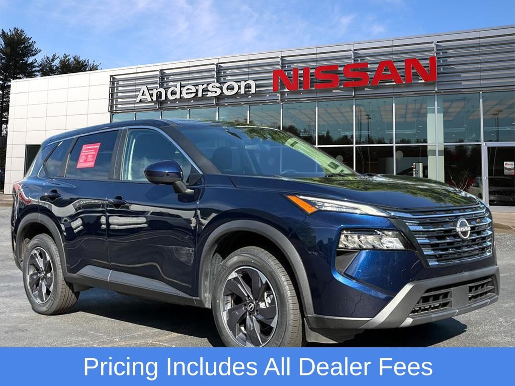 Deep Ocean Blue Pearl 2024 Nissan Rogue SUV / Crossover Front-Wheel Drive Continuously Variable Transmission