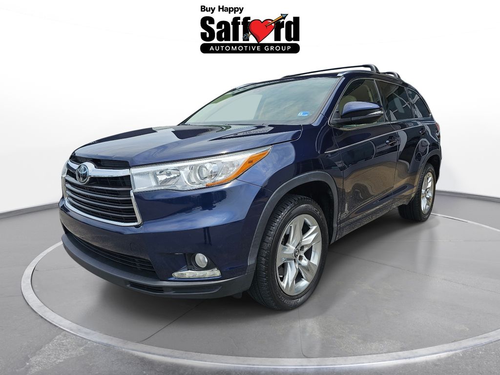 Nautical Blue Metallic 2016 Toyota Highlander Limited SUV / Crossover Front-Wheel Drive 6-Speed Automatic Overdrive