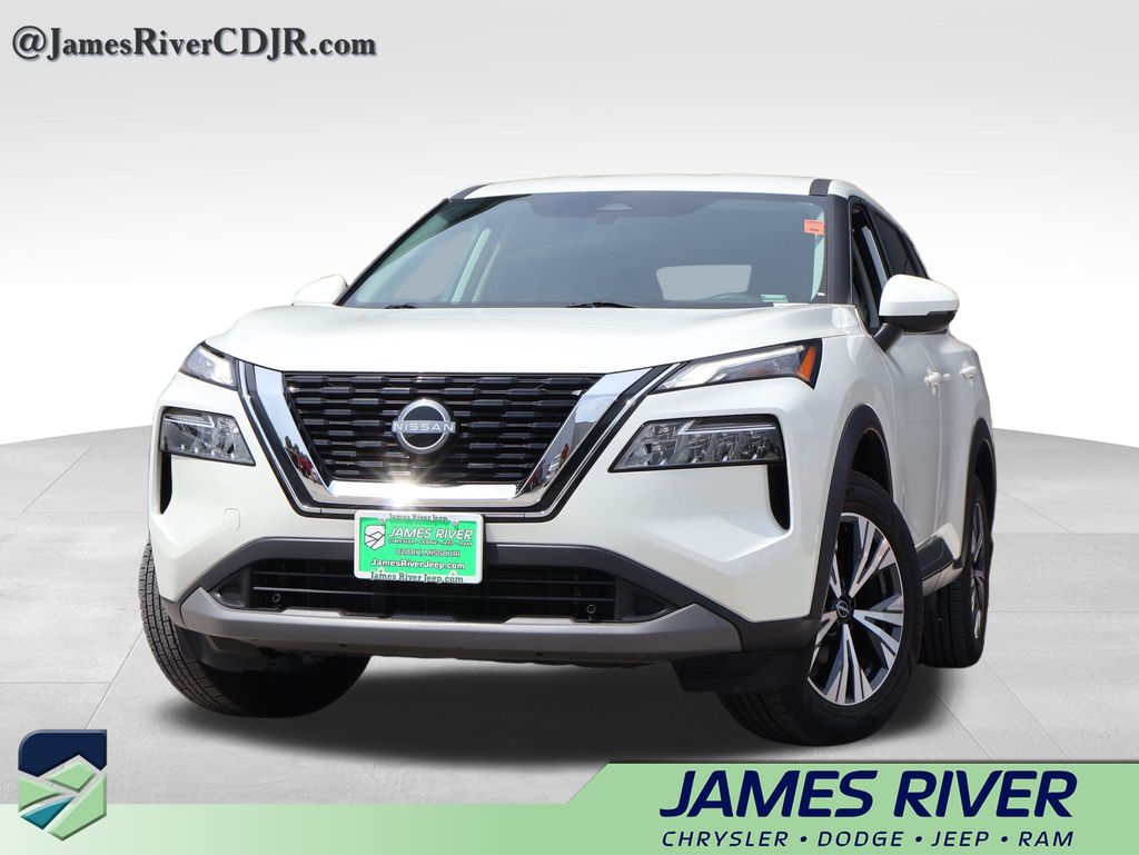 Pearl White Tricoat 2022 Nissan Rogue SUV / Crossover All-Wheel Drive Continuously Variable Transmission