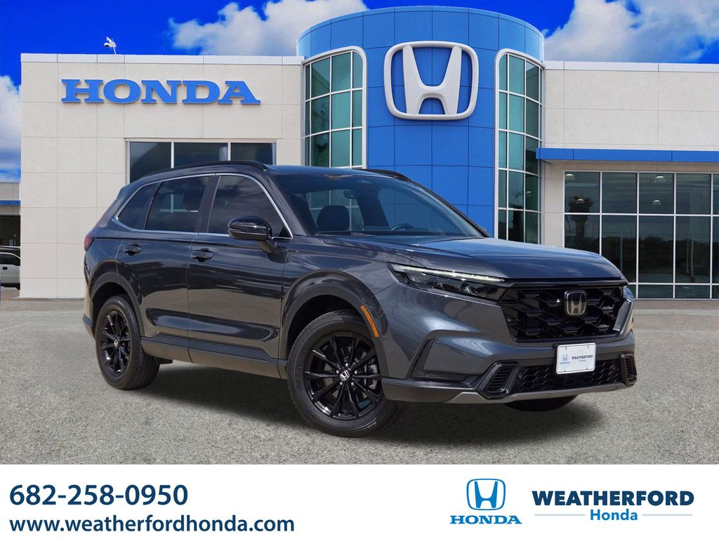 Urban Gray Pearl 2025 Honda CR-V Hybrid SUV / Crossover All-Wheel Drive Continuously Variable Transmission