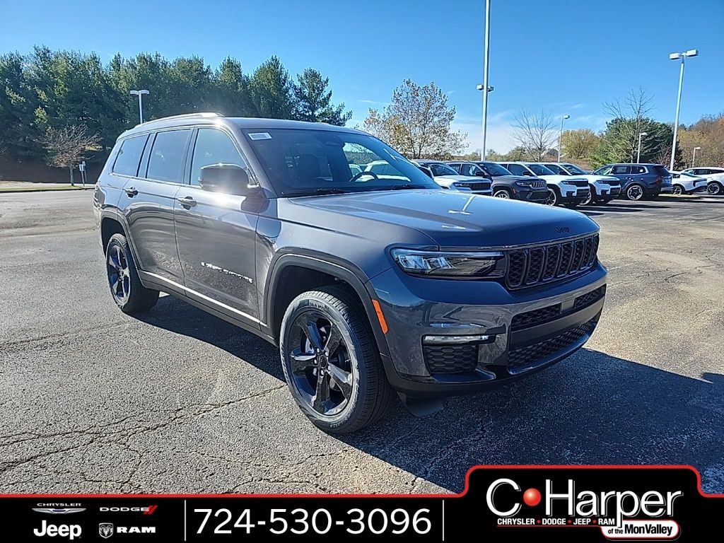 Baltic Gray Metallic Clearcoat 2025 Jeep Grand Cherokee L Limited 4WD SUV / Crossover Four-Wheel Drive 8-Speed Automatic