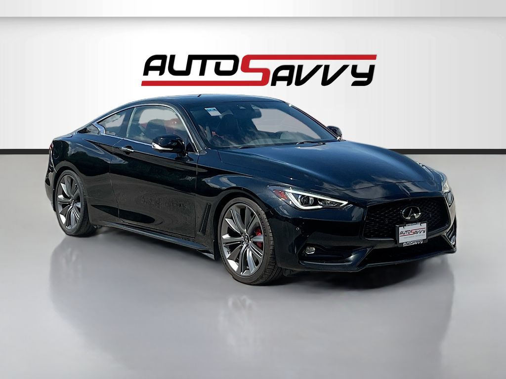 2021 INFINITI Q60 Red Sport 400 Black at Emmons Autoplex