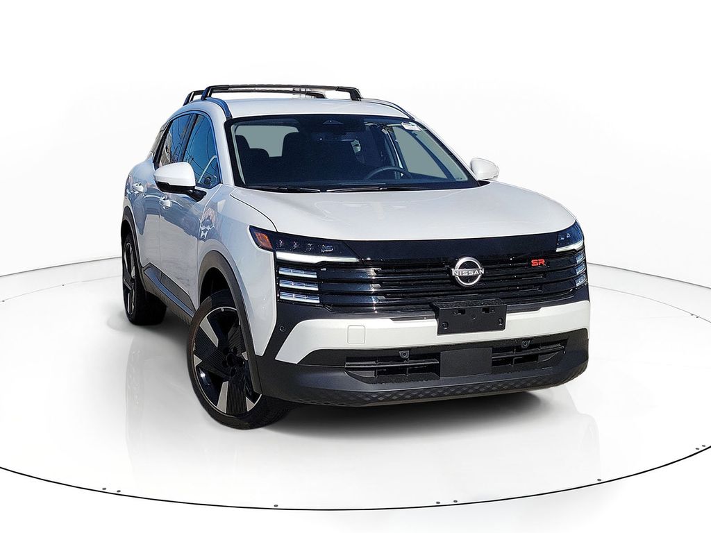 Aspen White Tricoat 2025 Nissan Kicks SR AWD SUV / Crossover All-Wheel Drive Continuously Variable Transmission