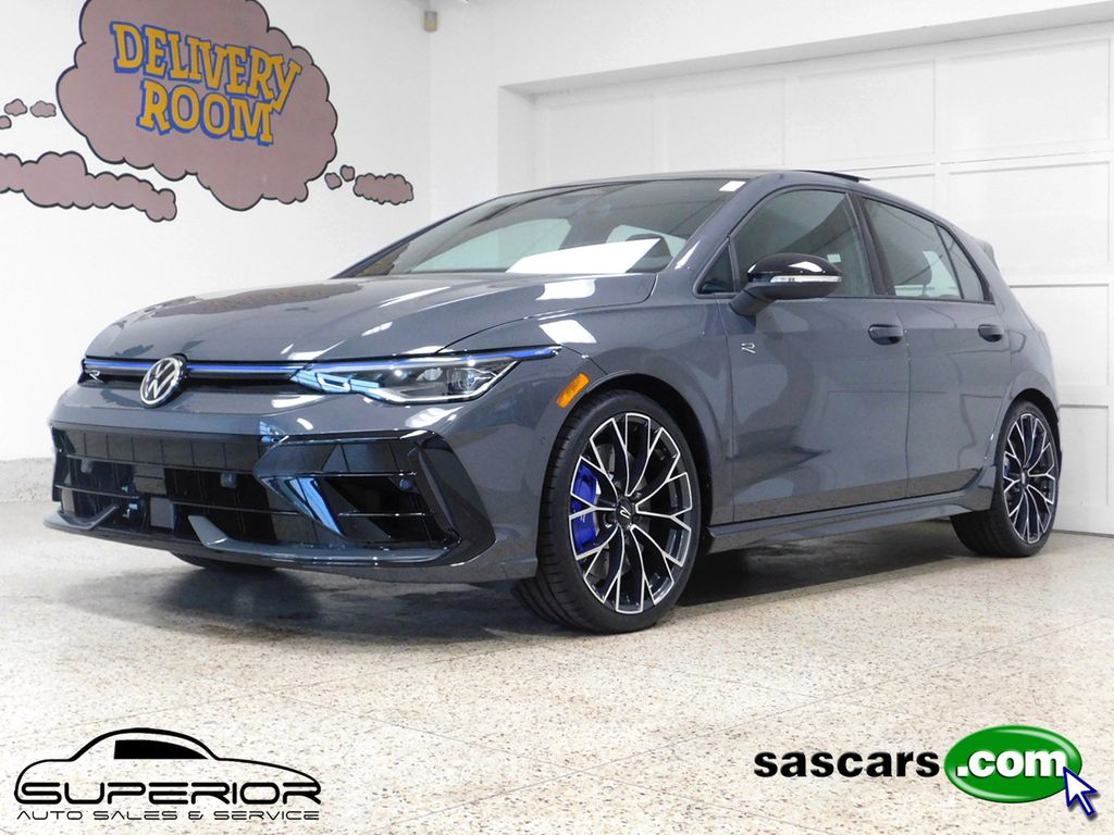Graphite Gray 2026 Volkswagen Golf R Hatchback All-Wheel Drive Automatic