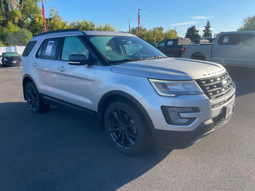 Ingot Silver Metallic 2017 Ford Explorer SUV / Crossover All-Wheel Drive 6-Speed Automatic