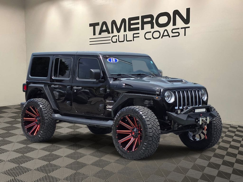 Black Clearcoat 2018 Jeep Wrangler SUV / Crossover Four-Wheel Drive 6-Speed Manual