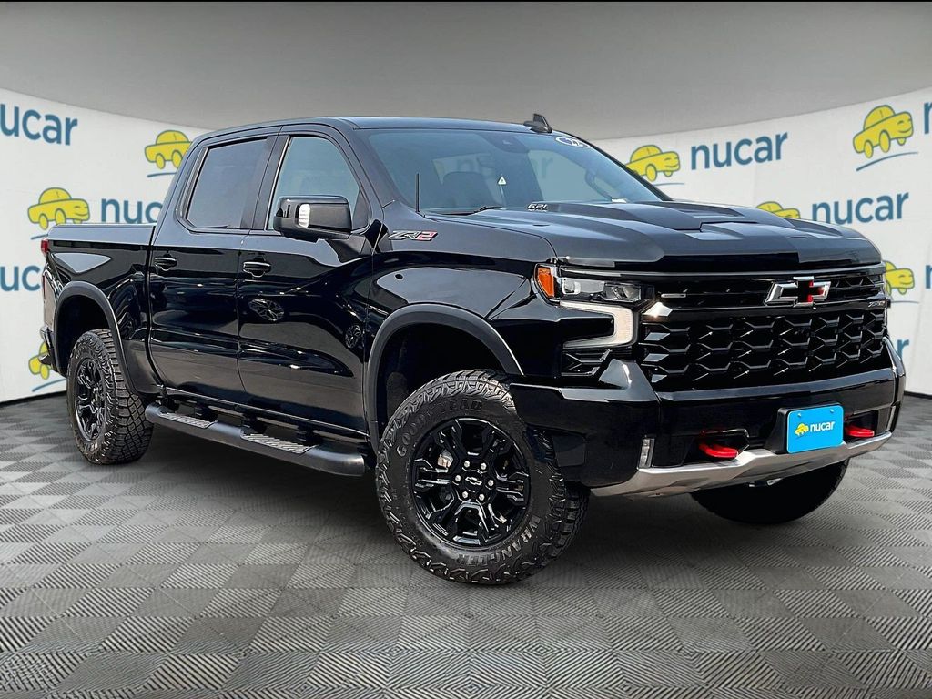 Black 2022 Chevrolet Silverado 1500 Pickup Truck Four-Wheel Drive Automatic