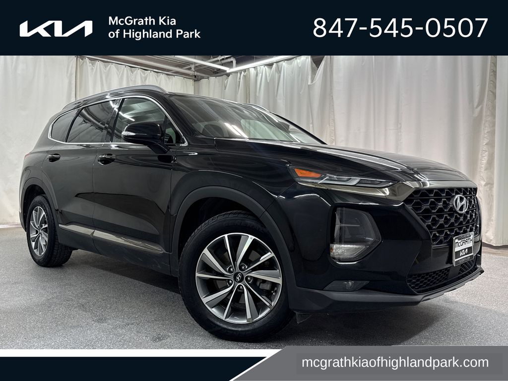 Twilight Black 2019 Hyundai Santa Fe SUV / Crossover All-Wheel Drive 8-Speed Automatic