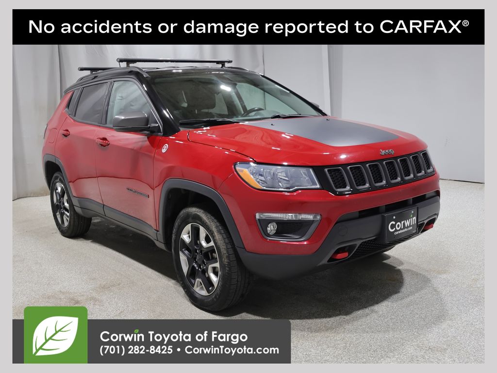 Redline Pearlcoat 2018 Jeep Compass SUV / Crossover Four-Wheel Drive 9-Speed Automatic