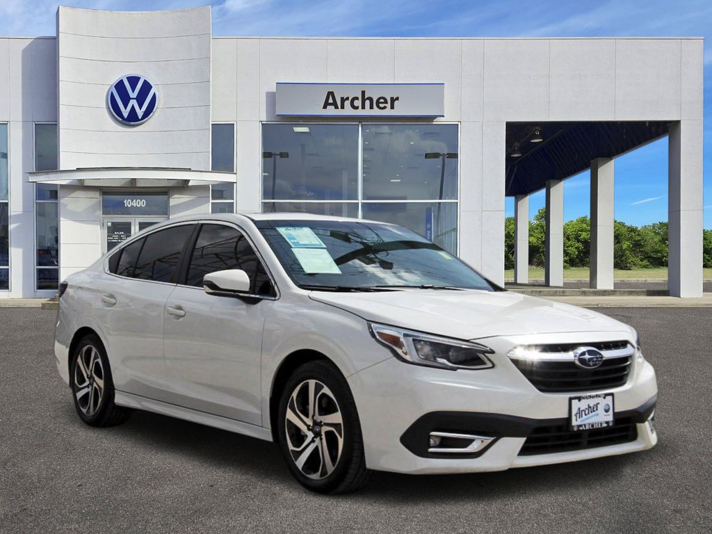 Crystal White Pearl 2020 Subaru Legacy Sedan All-Wheel Drive Continuously Variable Transmission