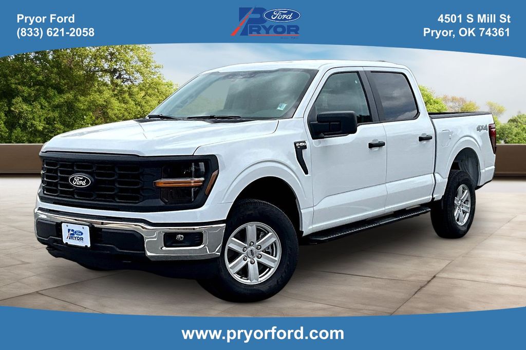 Oxford White 2026 Ford F-150 XL SuperCrew 4WD Pickup Truck Four-Wheel Drive Automatic