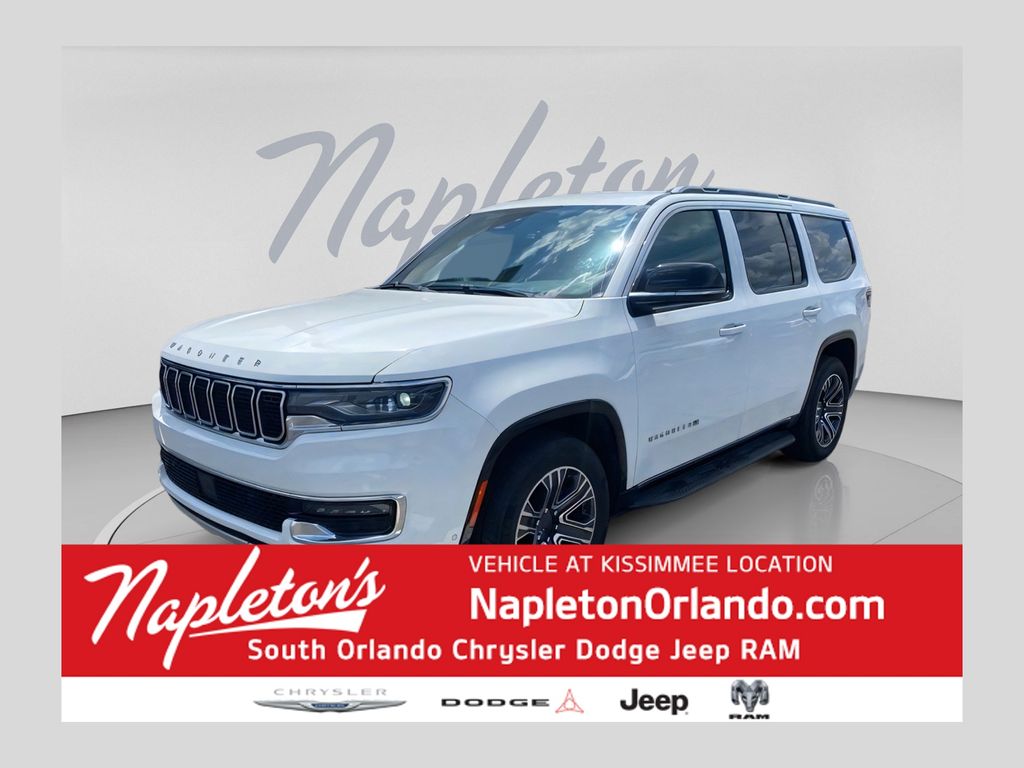 Bright White Clearcoat 2024 Jeep Wagoneer SUV / Crossover 4X2 8-Speed Automatic