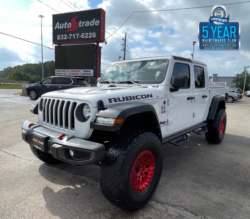 2021 Jeep Gladiator Rubicon White at DeMontrond Mazda