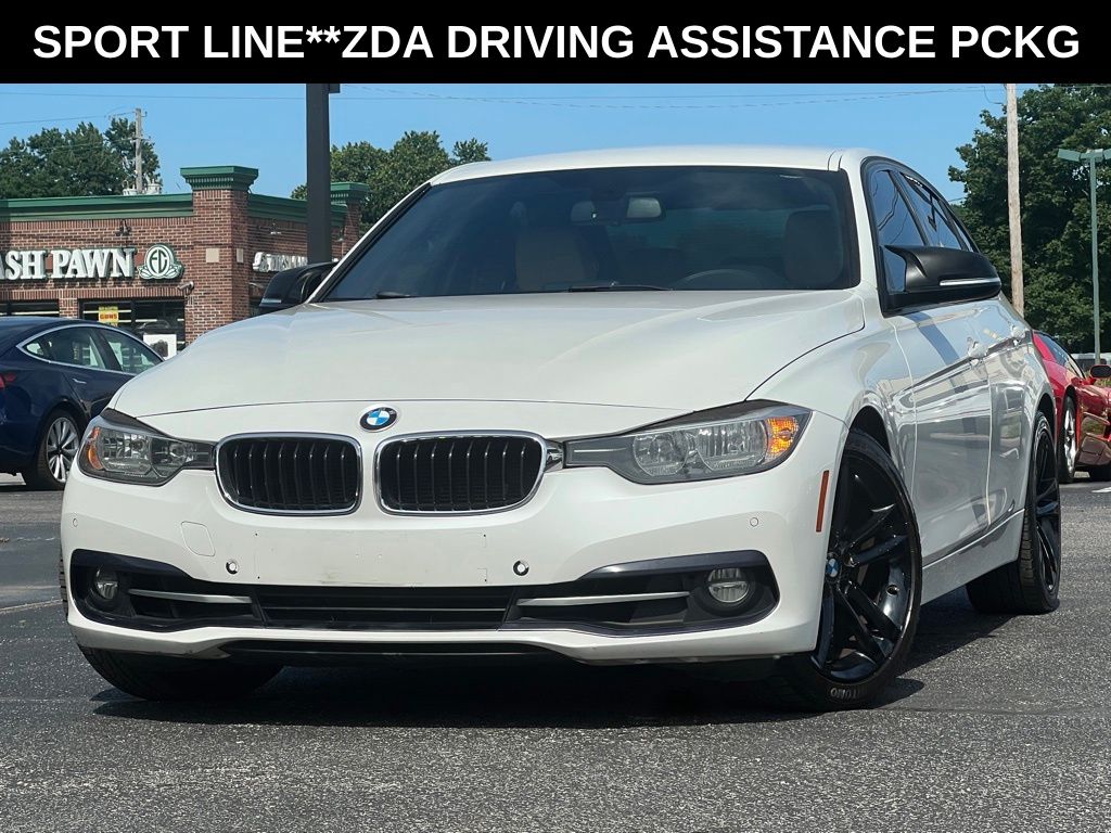 White Metallic 2016 BMW 3 Series 328i Sedan RWD Sedan Rear-Wheel Drive 8-Speed Automatic