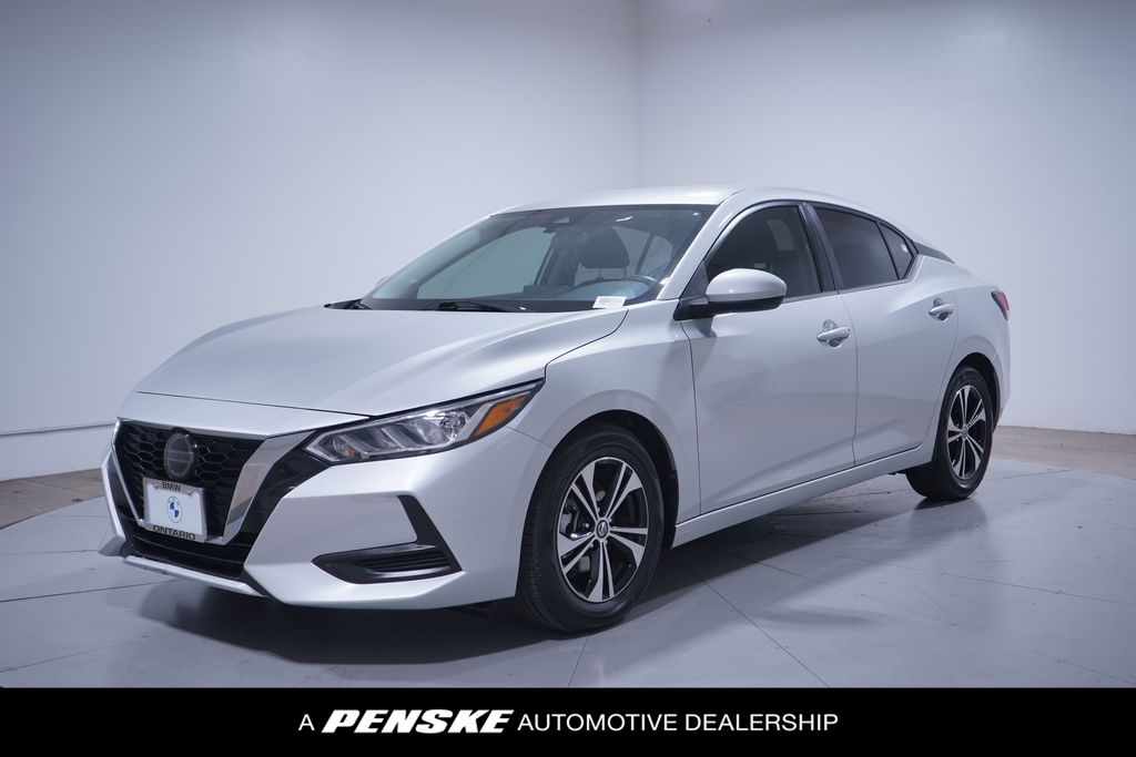 Brilliant Silver Metallic 2023 Nissan Sentra SV FWD Sedan Front-Wheel Drive Continuously Variable Transmission