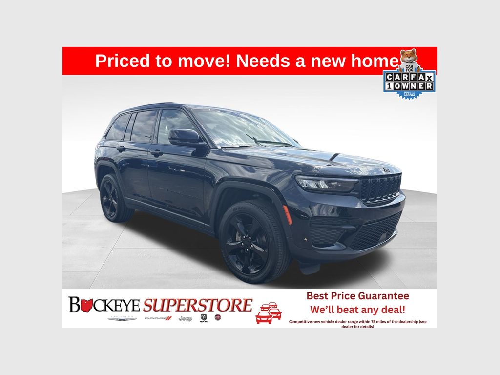 Diamond Black 2023 Jeep Grand Cherokee SUV / Crossover Four-Wheel Drive 8-Speed Automatic