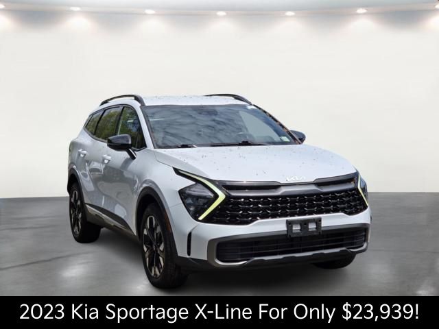 Glacial White Pearl 2023 Kia Sportage X-Line AWD SUV / Crossover All-Wheel Drive 8-Speed Automatic
