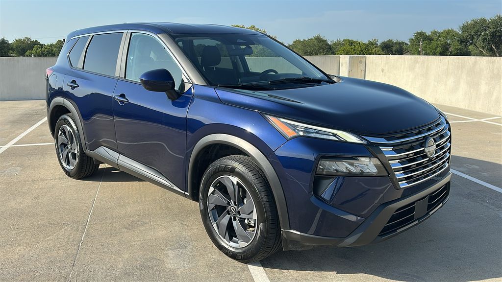 2025 Nissan Rogue SV Blue at South Houston Nissan