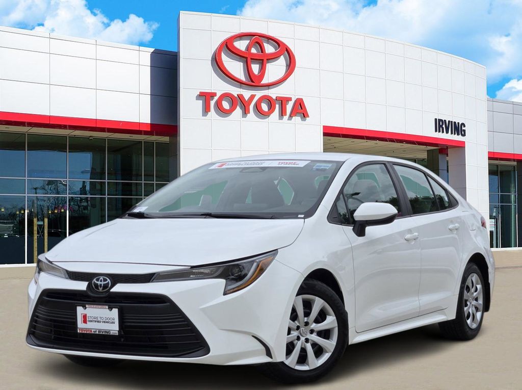 Ice Cap 2024 Toyota Corolla LE FWD Sedan Front-Wheel Drive Continuously Variable Transmission