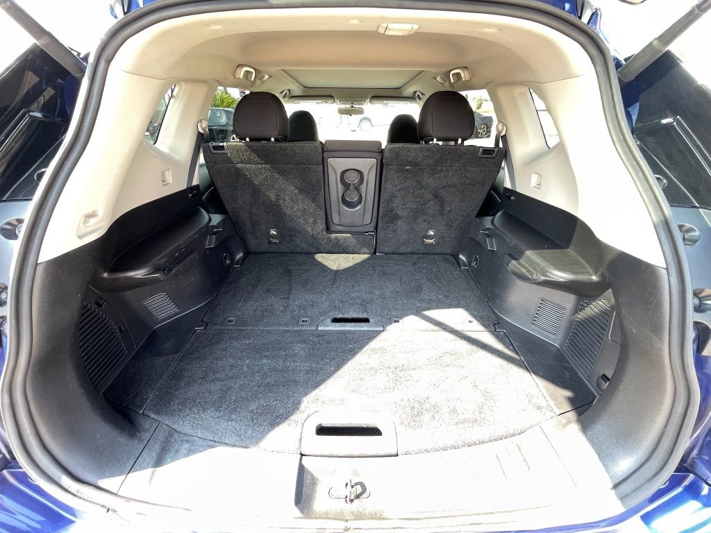 2018 Nissan Rogue SV Blue at Texan Dodge Chrysler Jeep Ram