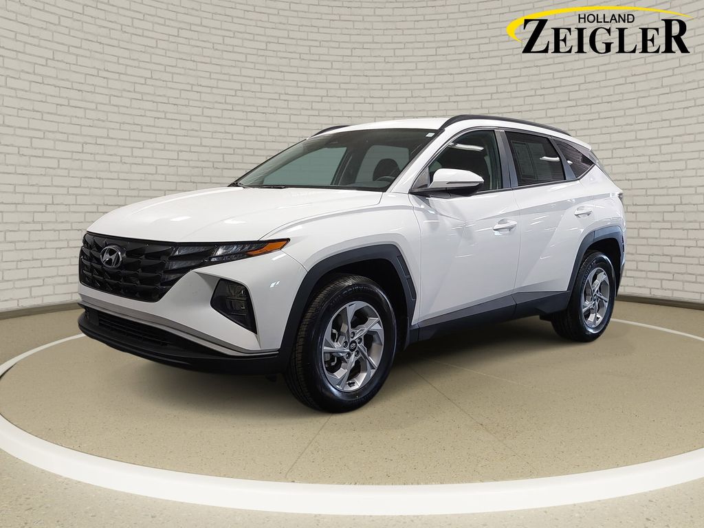 Serenity White Pearl 2023 Hyundai Tucson SUV / Crossover All-Wheel Drive 8-Speed Automatic