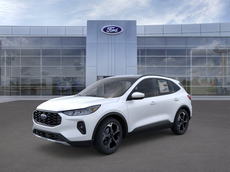 White Metallic 2026 Ford Escape Hybrid SUV / Crossover All-Wheel Drive Continuously Variable Transmission