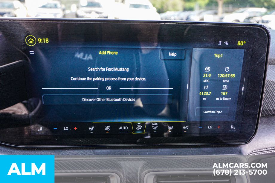 Used 2024 Yellow Ford EcoBoost Premium image 42