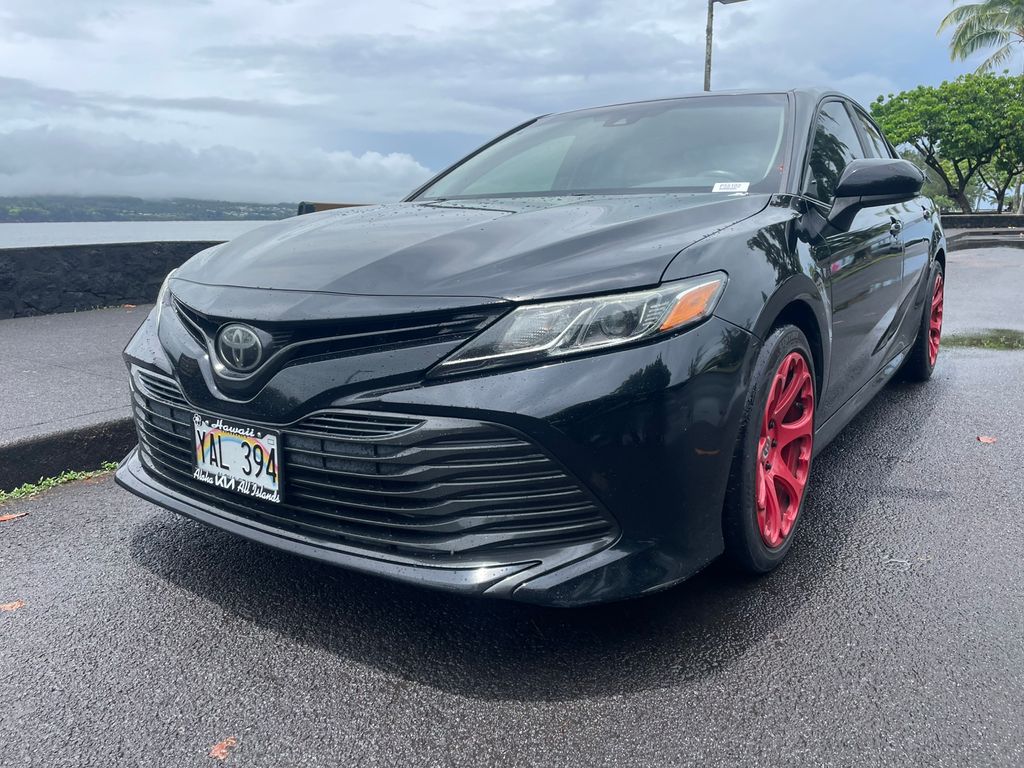 Certified Used 2019 Black Toyota LE image 2