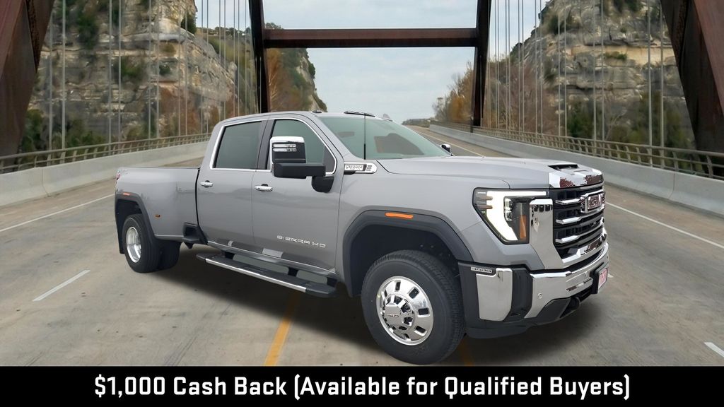 Sterling Metallic 2026 GMC Sierra 3500HD SLT Crew Cab 4WD Pickup Truck Four-Wheel Drive Automatic