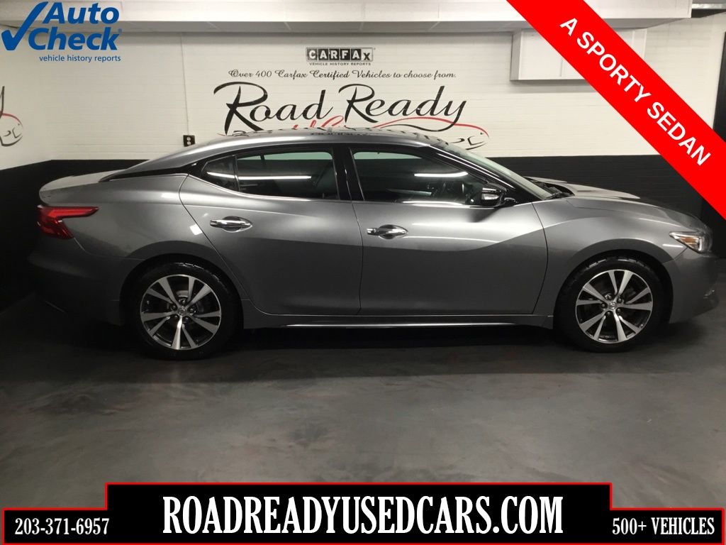 Gray (Gun Metallic) 2016 Nissan Maxima Sedan Front-Wheel Drive Continuously Variable Transmission